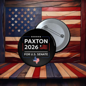 Ken Paxton 2026 For U.S. Senate Campaign Logo Pin