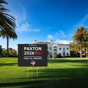 Ken Paxton 2026 For U.S. Senate Campaign Logo Yard Sign
