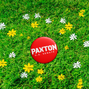 Paxton For Senate Pin Button