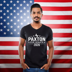 Paxton for Senate 2026 Bold Typography Texas Shirt