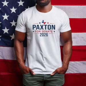 Paxton for Senate 2026 Patriotic Stars & Texas Flag Shirt