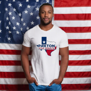 Paxton for Senate Texas State Map Graphic Shirt