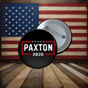 Support Ken Paxton for Texas Senate 2026 Distressed Graphic Pin