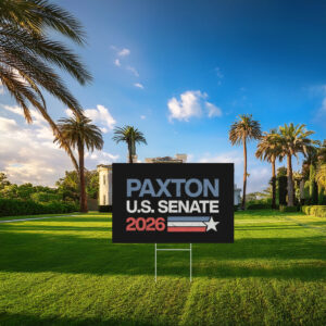 Vintage Paxton U.S. Senate 2026 Distressed Patriotic Yard Sign