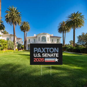 Vintage Paxton U.S. Senate 2026 Distressed Patriotic Yard Sign