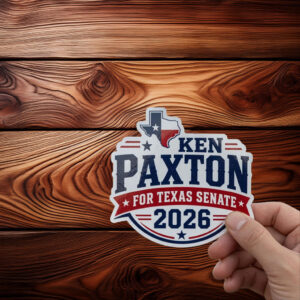 Ken Paxton 2026 Sticker, Ken Paxton Magnet, Texas Senate 2026 Decal