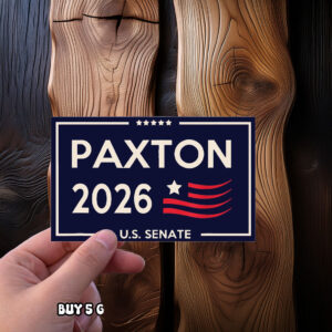 Ken Paxton For Senate Texas 2026 Sticker -Car Magnet, Political Decal