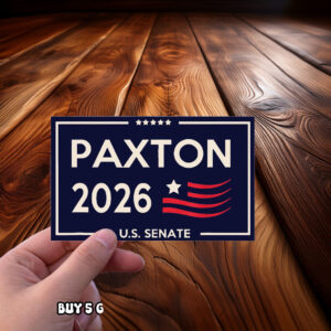 Ken Paxton For Senate Texas 2026 Sticker -Car Magnet, Political Decal