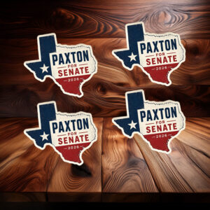 Ken Paxton For Texas Senate 2026 Sticker - Car Magnet, Vote Ken Paxton Decal