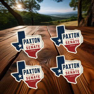 Ken Paxton For Texas Senate 2026 Sticker - Car Magnet, Vote Ken Paxton Decal