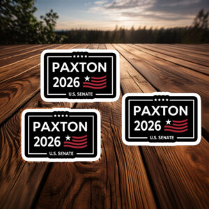 Ken Paxton for Senate 2026 Texas U.S. Senator Sticker, Texas Election Decal