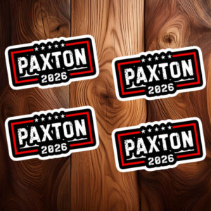 Ken Paxton for Senate Sticker, 2026 Texas Election Campaign Grunge Decal