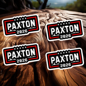 Ken Paxton for Senate Sticker, 2026 Texas Election Campaign Grunge Decal