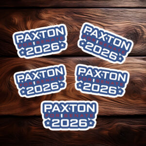 Paxton For Senate 2026 Sticker, Campaign-Inspired Election Decal