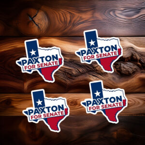 Paxton For Senate Texas Sticker, Political Campaign Decal, Waterproof Vinyl Election Sticker