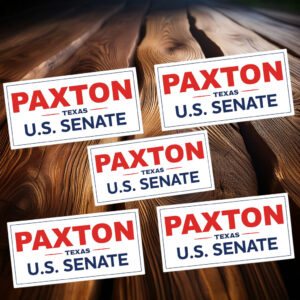 Paxton for Texas Senate 2026 Sticker, Texas Election Decal