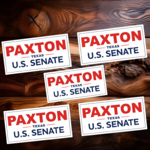 Paxton for Texas Senate 2026 Sticker, Texas Election Decal