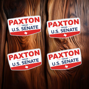 Paxton for Texas Senate 2026 Sticker Trump Ally Vinyl Decal, Texas Election Sticker