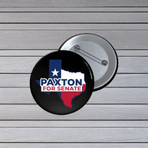 Back Ken Paxton Pin Buttons – Texas Senate Map Campaign Pins