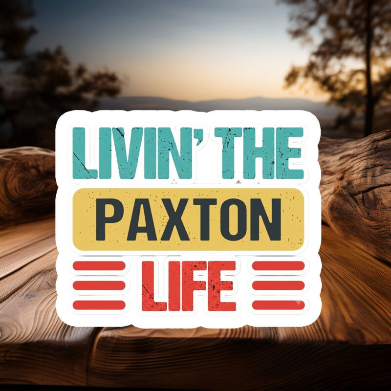 Bold Paxton Name Sticker – Political Support Decal