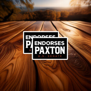 Endorses Paxton US Senate 2026 Sticker