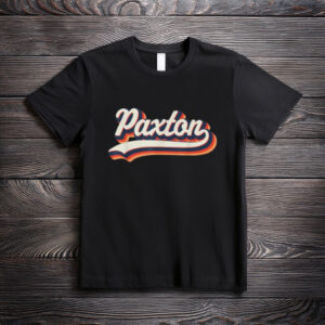 Groovy Paxton Shirt – Retro Personalized First Name Tee