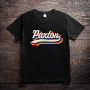 Groovy Paxton Shirt – Retro Personalized First Name Tee