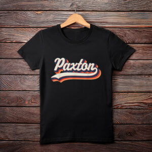 Groovy Paxton Shirt – Retro Personalized First Name Tee