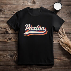 Groovy Paxton Shirt – Retro Personalized First Name Tee