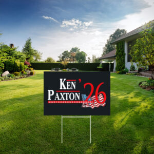 Ken Paxton 2026 Campaign Graphic Yard Sign
