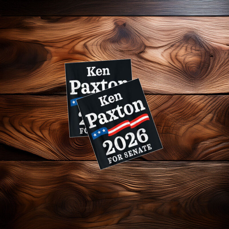 Ken Paxton 2026 For Senate Election Texas Republican Sticker