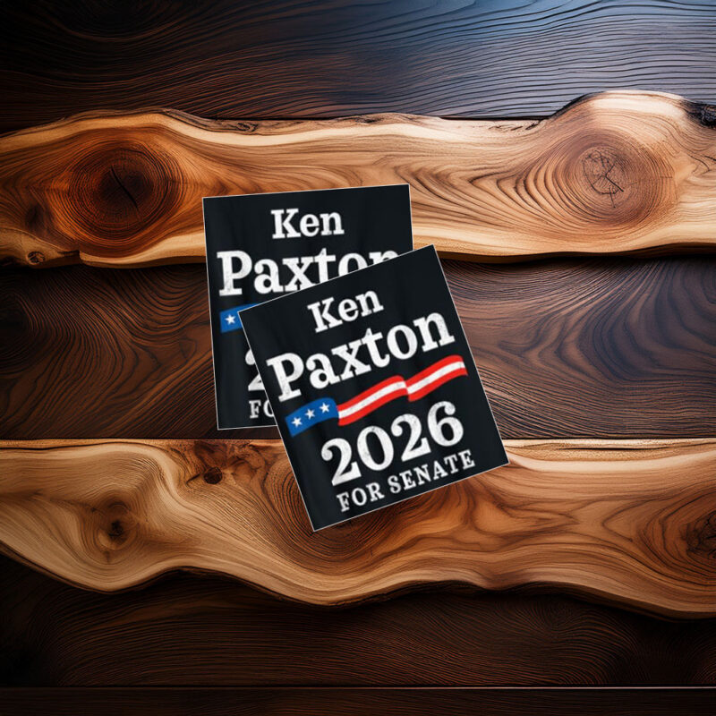 Ken Paxton 2026 For Senate Election Texas Republican Sticker