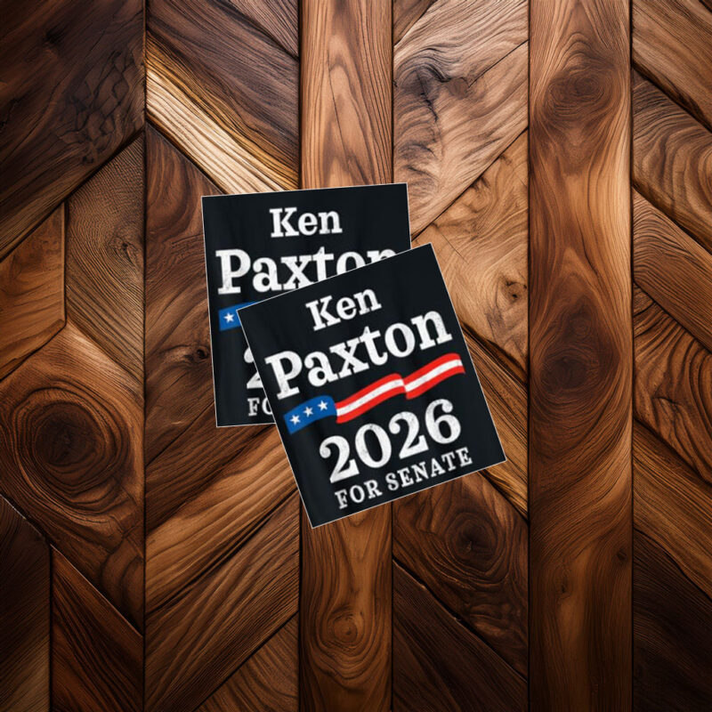 Ken Paxton 2026 For Senate Election Texas Republican Sticker