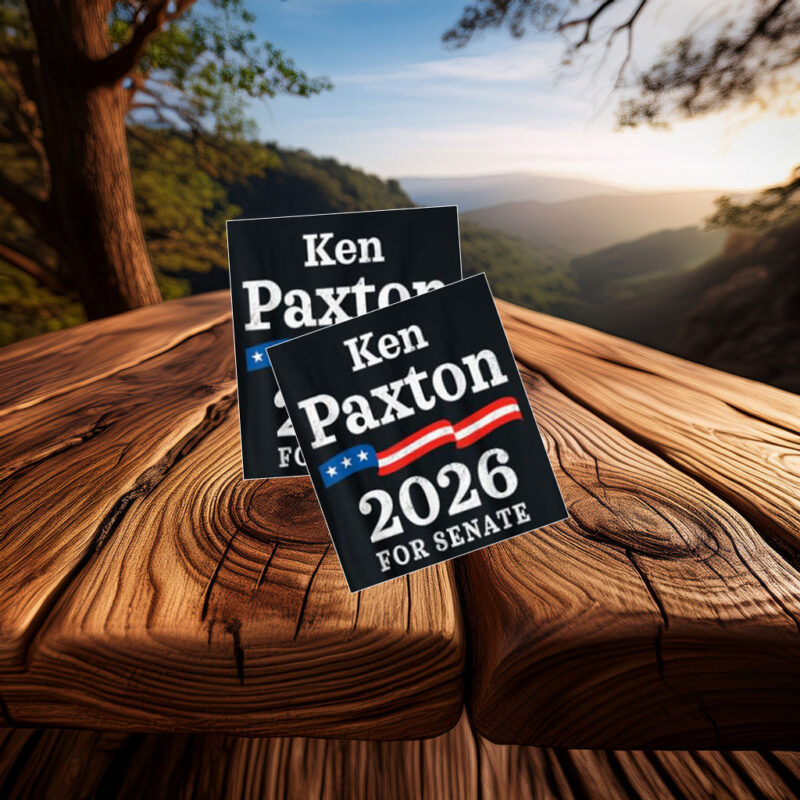 Ken Paxton 2026 For Senate Election Texas Republican Sticker