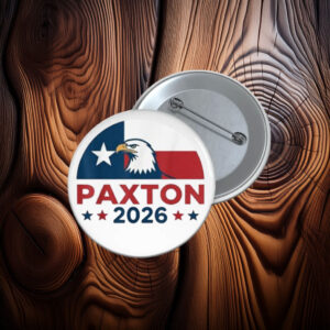 Ken Paxton 2026 Patriotic Eagle Button