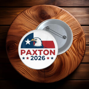 Ken Paxton 2026 Patriotic Eagle Button
