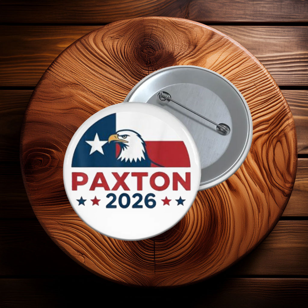 Ken Paxton 2026 Patriotic Eagle Button