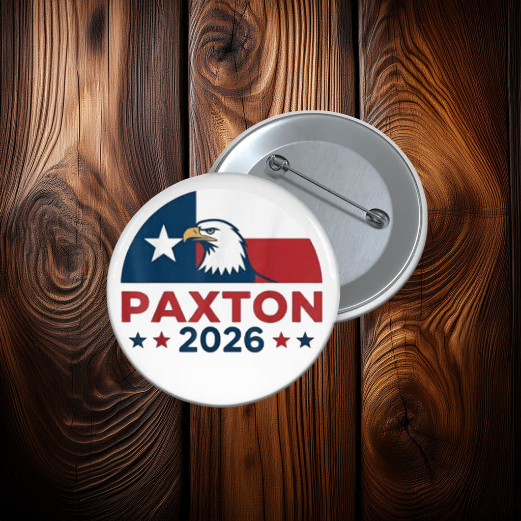 Ken Paxton 2026 Patriotic Eagle Button