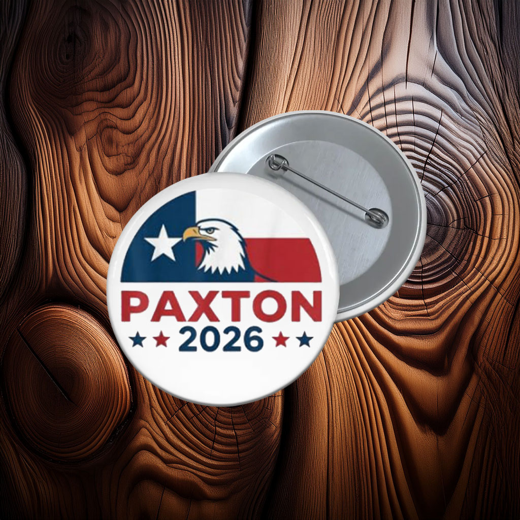 Ken Paxton 2026 Patriotic Eagle Button