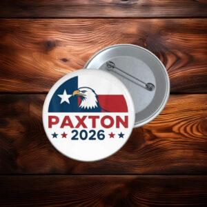 Ken Paxton 2026 Patriotic Eagle Button