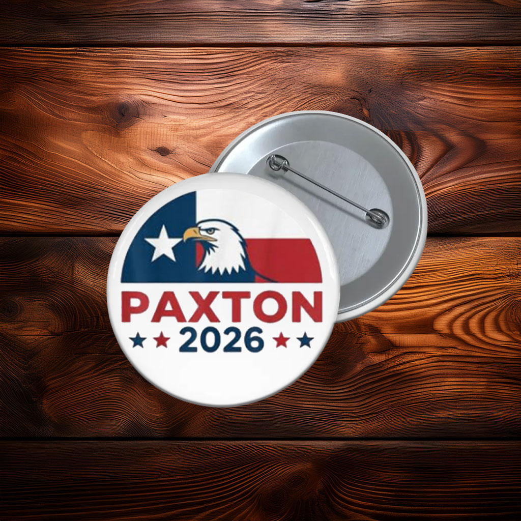 Ken Paxton 2026 Patriotic Eagle Button