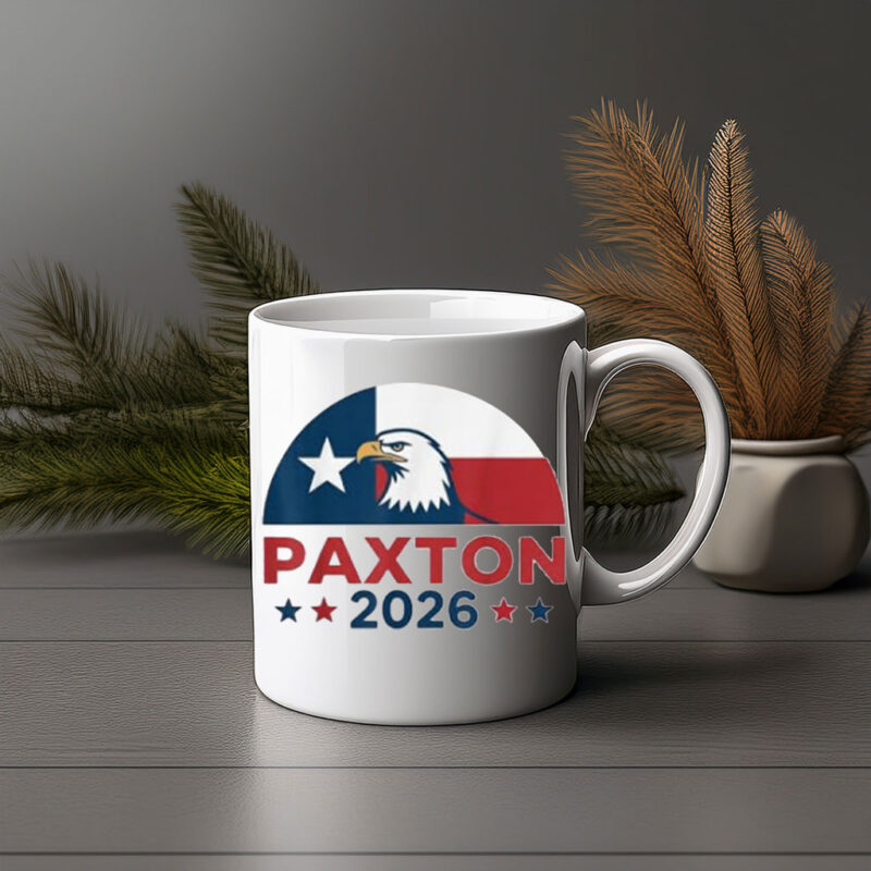 Ken Paxton 2026 Patriotic Eagle Mug