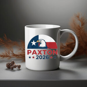 Ken Paxton 2026 Patriotic Eagle Mug