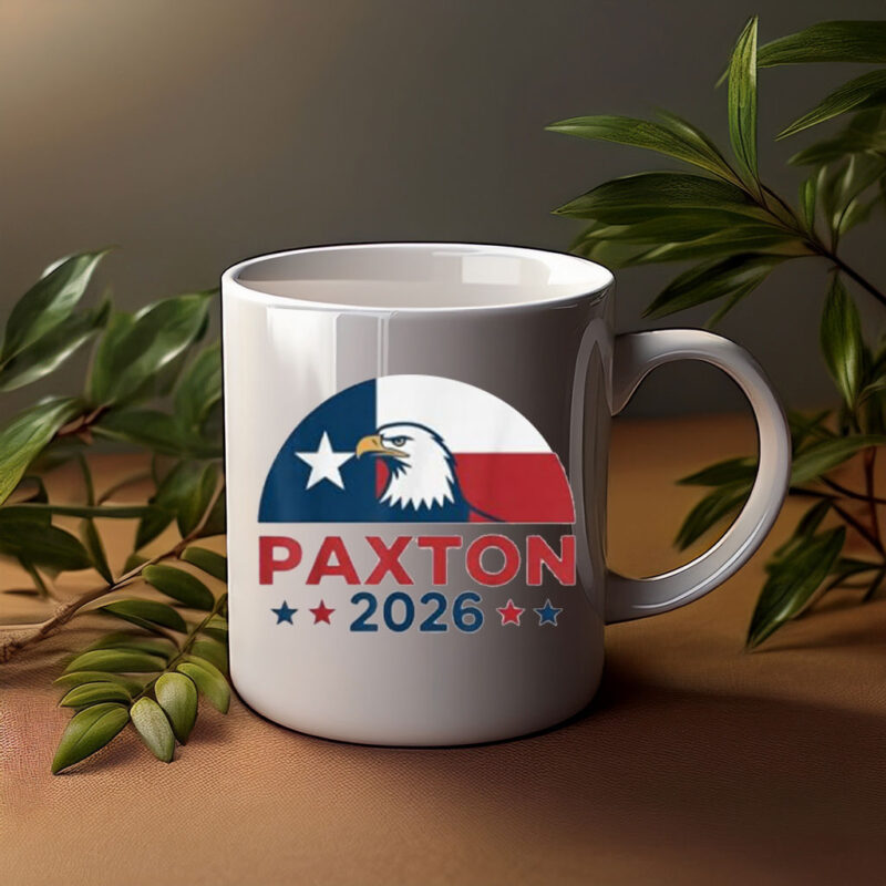 Ken Paxton 2026 Patriotic Eagle Mug