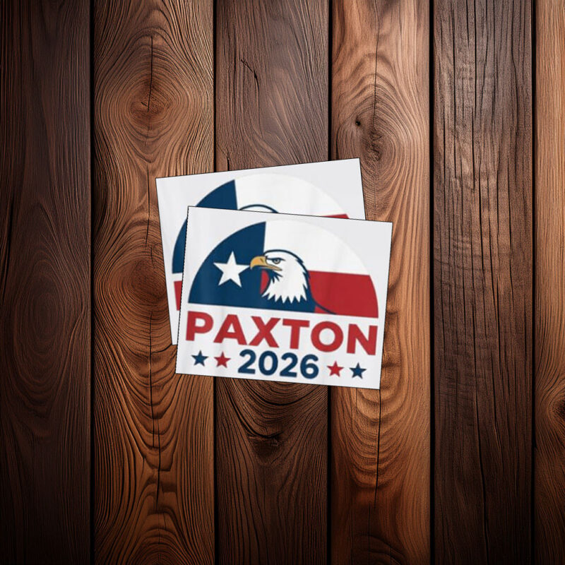 Ken Paxton 2026 Patriotic Eagle Sticker