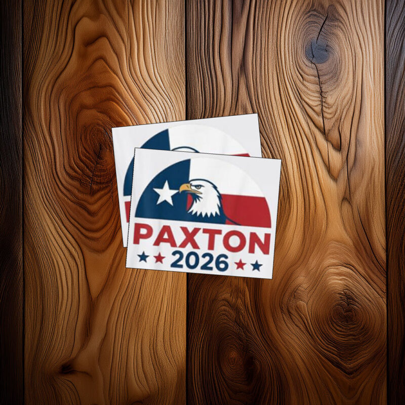 Ken Paxton 2026 Patriotic Eagle Sticker