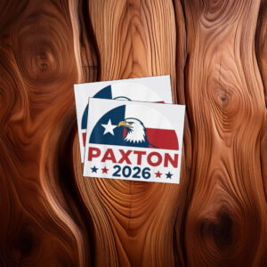 Ken Paxton 2026 Patriotic Eagle Sticker