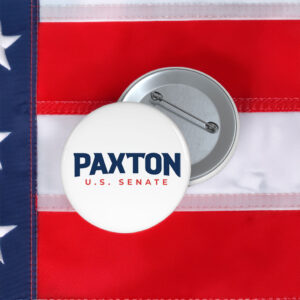 Ken Paxton 2026 Senate Pin - Texas Election Collector Button
