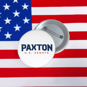 Ken Paxton 2026 Senate Pin - Texas Election Collector Button