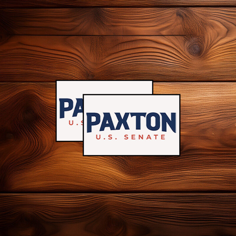 Ken Paxton 2026 Senate Vinyl Car Decal